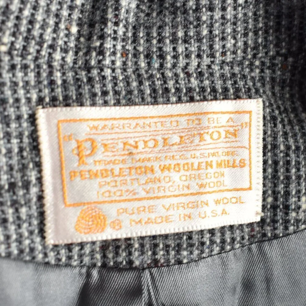 Vintage Pendleton Wool Plaid Blazer 12 - Picture 8 of 9